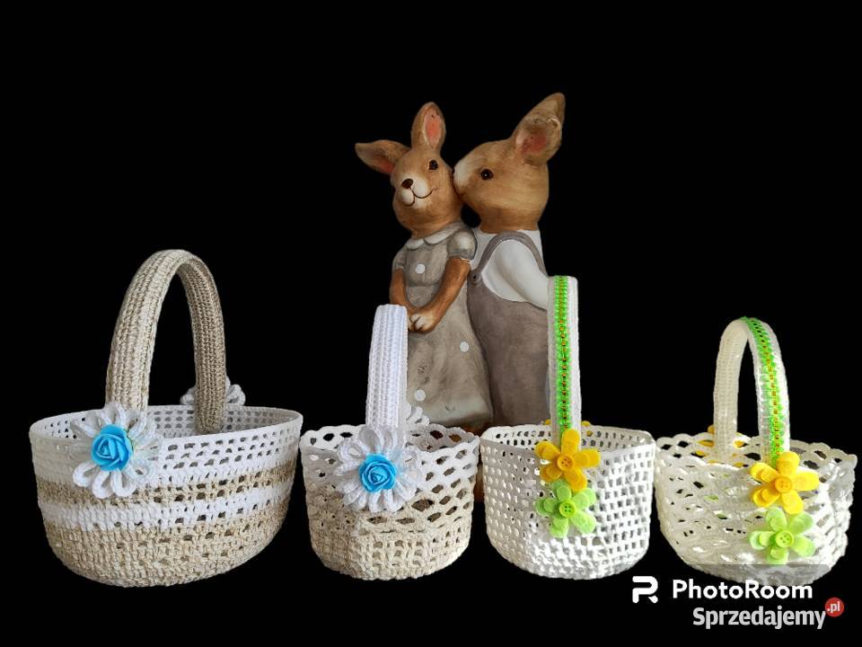 Koszyki Wielkanocne szydelkowe podkarpackie Dębica sprzedam