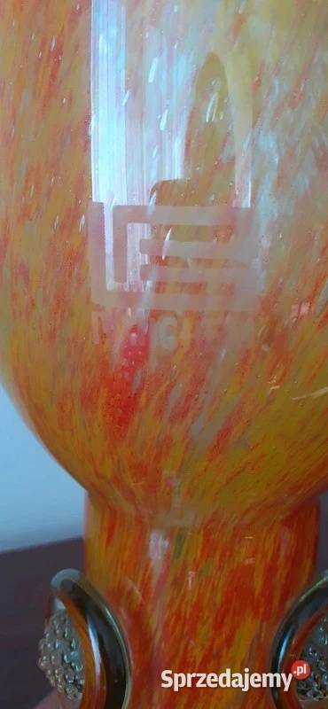 Wazon PRL Antico Kamionka Łysa Góra szkło mazowieckie Warszawa