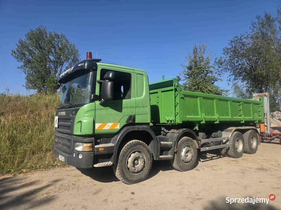 Scania 8x4 hydro burta manual śląskie Łubie