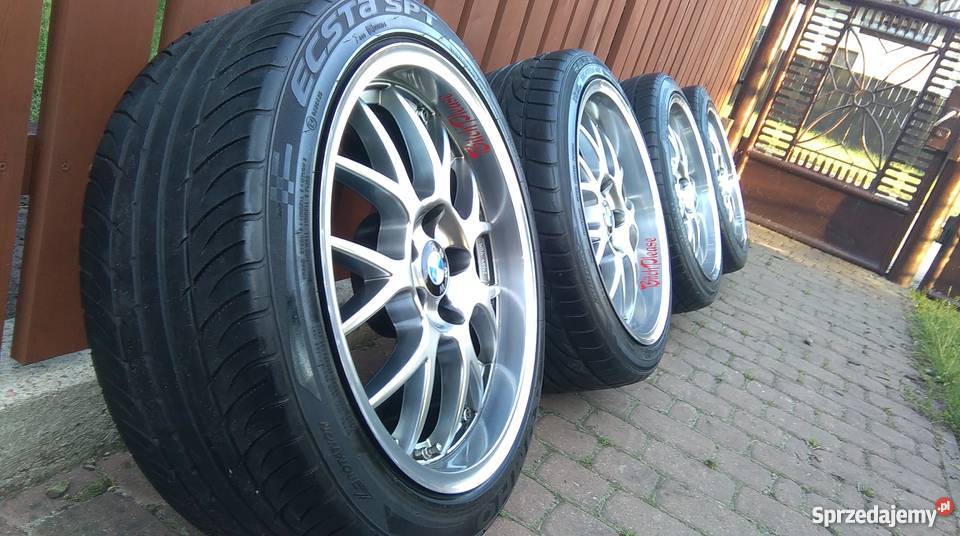 FELGI Z OPONAMI 18 BMW E46 ORYGINAŁ RANT IGŁA aluminiowe Ostrów Mazowiecka
