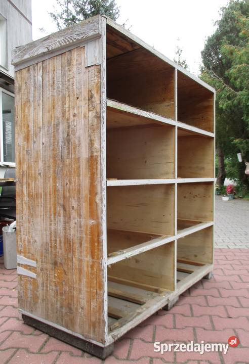 Stara Drewniana Szafka Regał PRL Nieporęt sprzedam