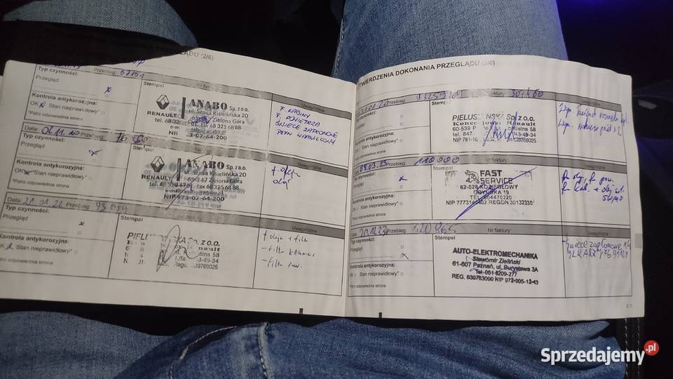 Renault Grand Scenic 7 osób Panoramiczny dach wielkopolskie Koziegłowy