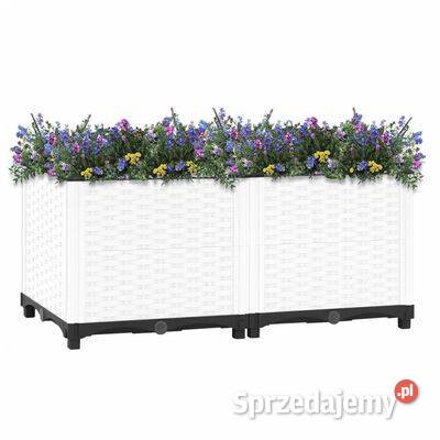 vidaXL Donica do podwyższonej rabaty 80x40x38 mazowieckie Warszawa
