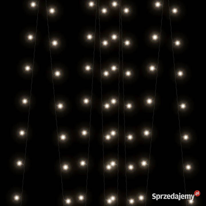 Solarne lampki dekoracyjne 2 2x200 LED zimne Warszawa sprzedam