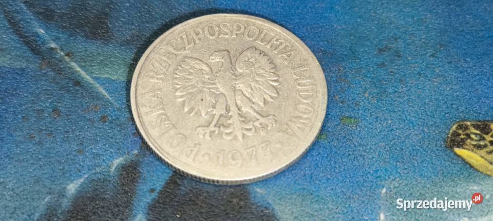 Monety PRL 50 groszy 1977 śląskie Gliwice