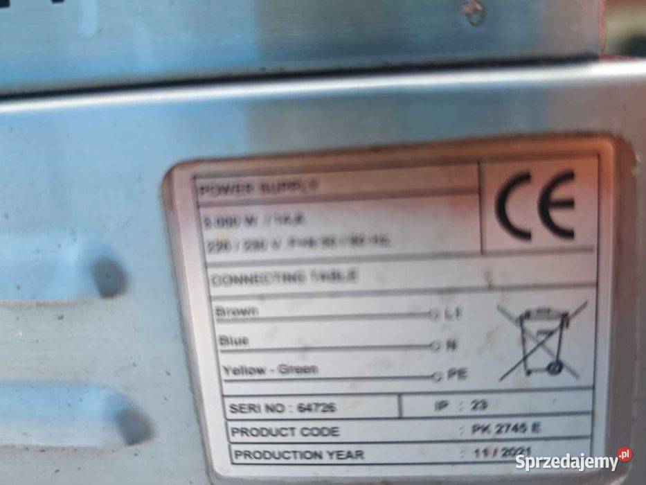 Grill kontaktowy POTIS 50 3 kW ryflowany Góra