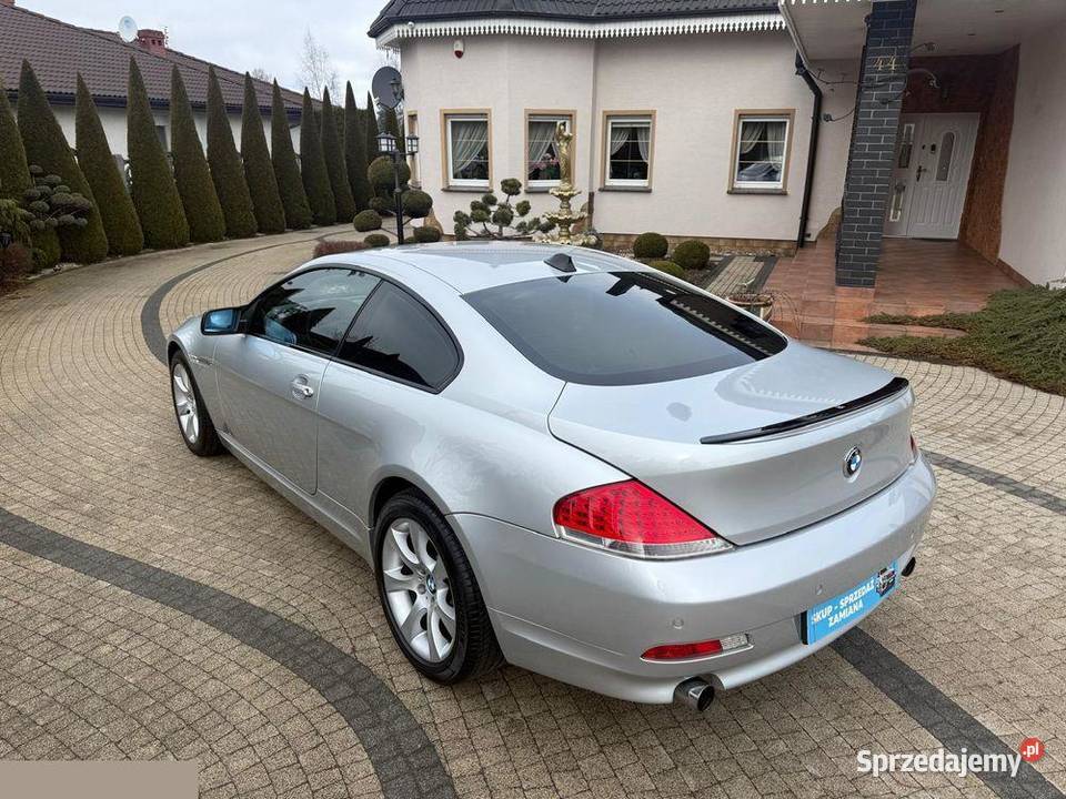 BMW Seria 6 630 i benzyna 258 2007r bezwypadkowy Krotoszyn
