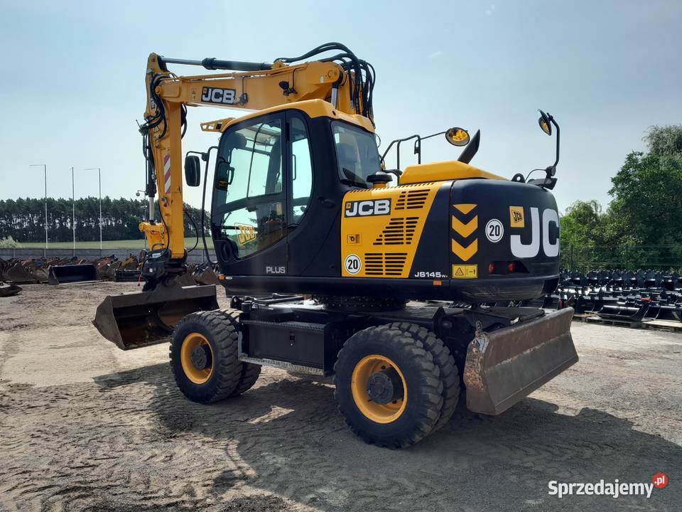 JCB JS145W 2020R KOPARKA KOŁOWA KOŁÓWKA CAT Koparki Krotoszyn sprzedam