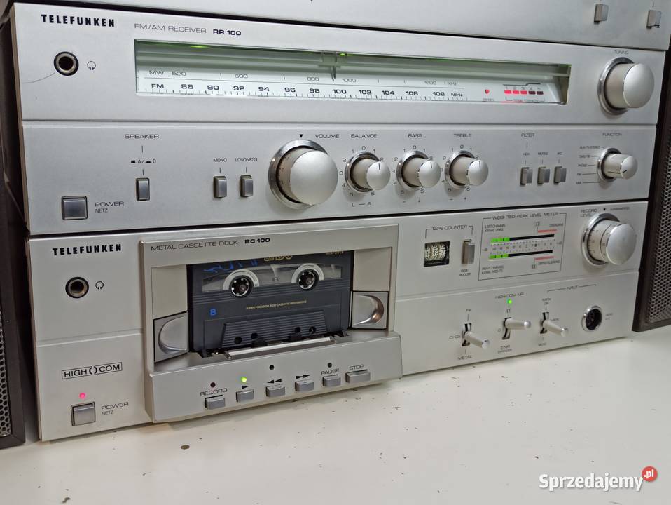 Wieża TELEFUNKEN RR100 Amplituner Magnetofon mazowieckie Grodzisk Mazowiecki sprzedam