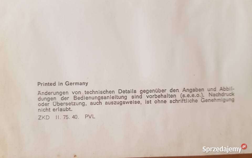 MercedesBenz instrukcja oryginalna 200D220D240D