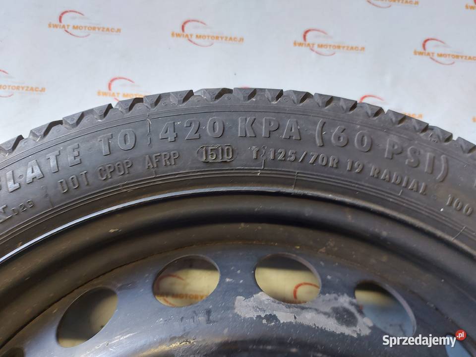 AUDI A5 8T A4 B8 koło dojazdowe 1257019 100M Koła dojazdowe świętokrzyskie