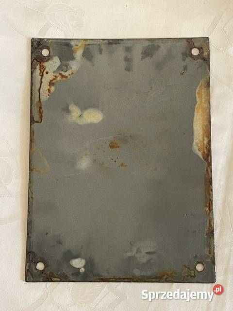 Emaliowana tablica reklamowa Auer Kraków