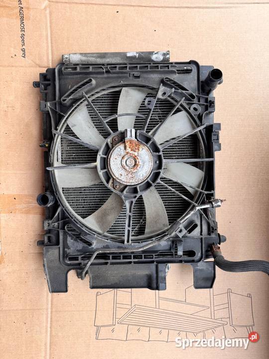 Komplet chłodnic wentylator intercooler Toyota Brzesko sprzedam
