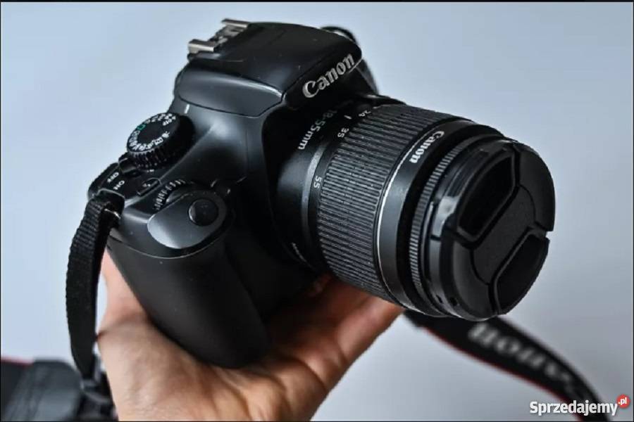 Lustrzanka cyfrowa Canon EOS 1100D obiektyw 1855 Łódź
