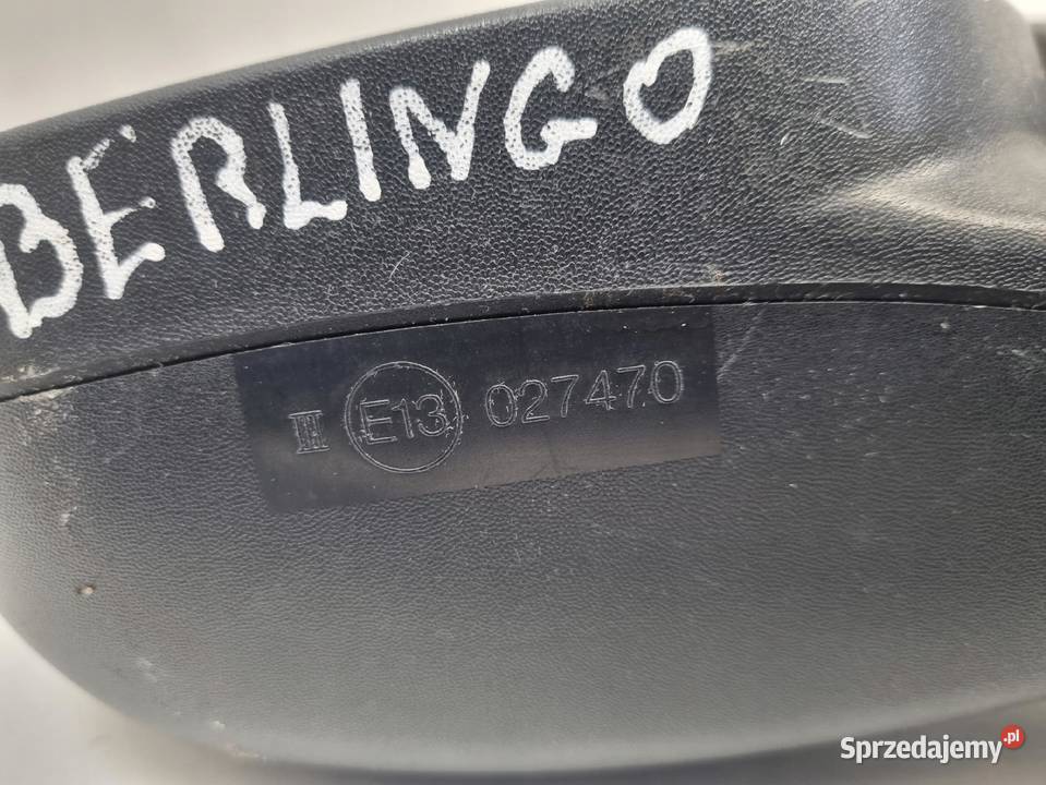 LUSTERKO Peugeot Partner Citroen Berlingo 9608r Rudka