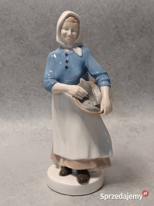 LIPPELSDORF Figura porcelana Kobieta z rybą pomorskie Gdańsk sprzedam