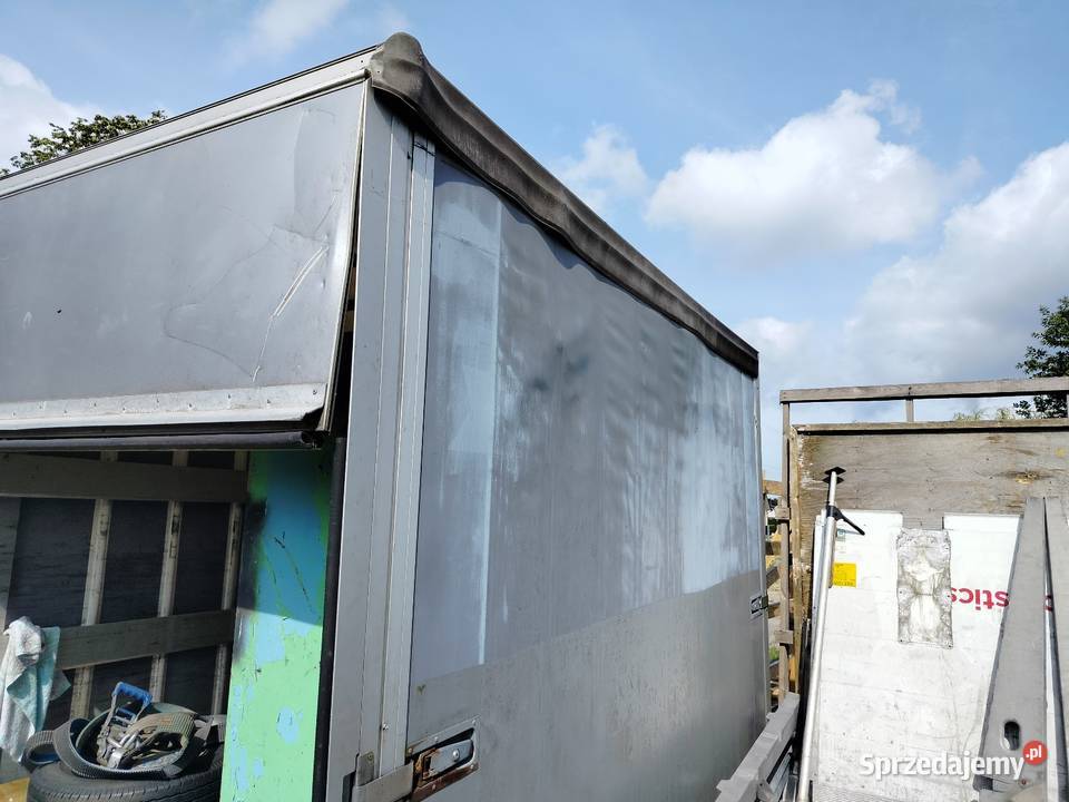 Paka kontener aluminium 36x25 firana dwustronna Rok produkcji 2016 Radomsko