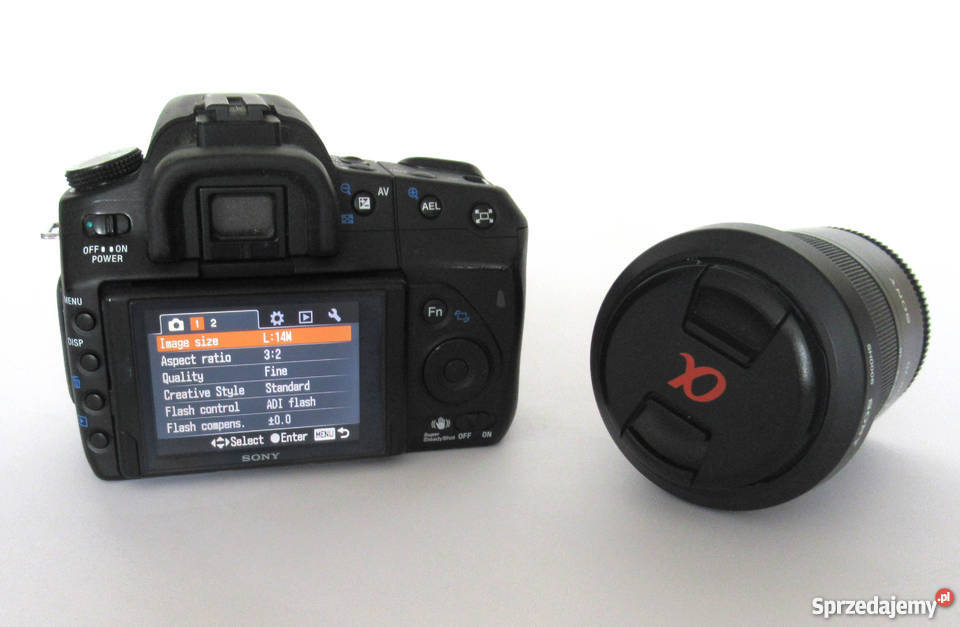 SONY ALFA ALPHA 350 DSLRA350 lustrzanka ZESTAW mazowieckie Warszawa