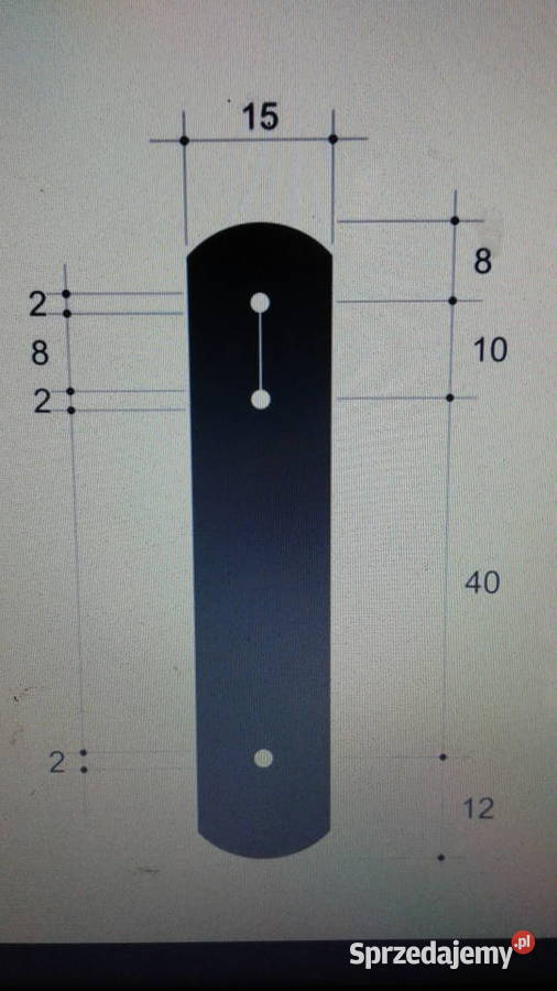 SKÓRKA pod odznakę SKÓRA naturalna do mocowania Uniseks Ostrołęka