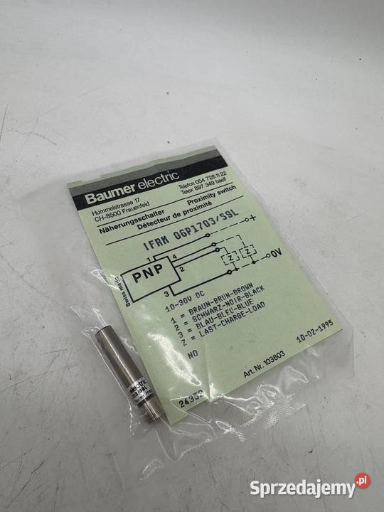 Baumer IFRM 06P1703S9L Czujnik indukcyjny Warszawa