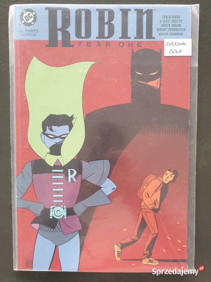 Robin Year One 3 komiksy DC USA 2000 Gdynia sprzedam