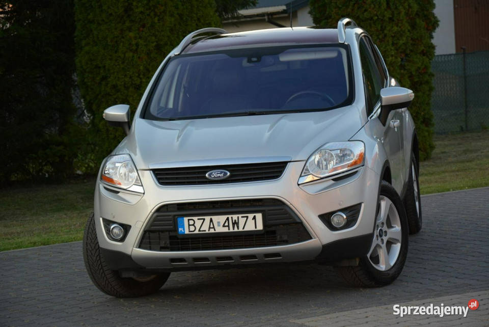 Ford Kuga Titanium 4WD Navi Skóry Panorama srebrny Ostrów Mazowiecka sprzedam