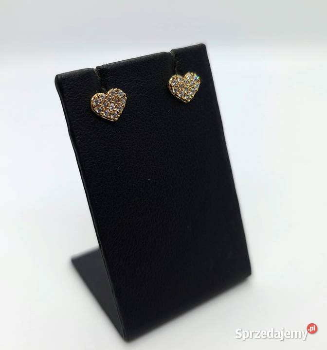 Nowe złote kolczyki próby 585 123g złoto Elbląg