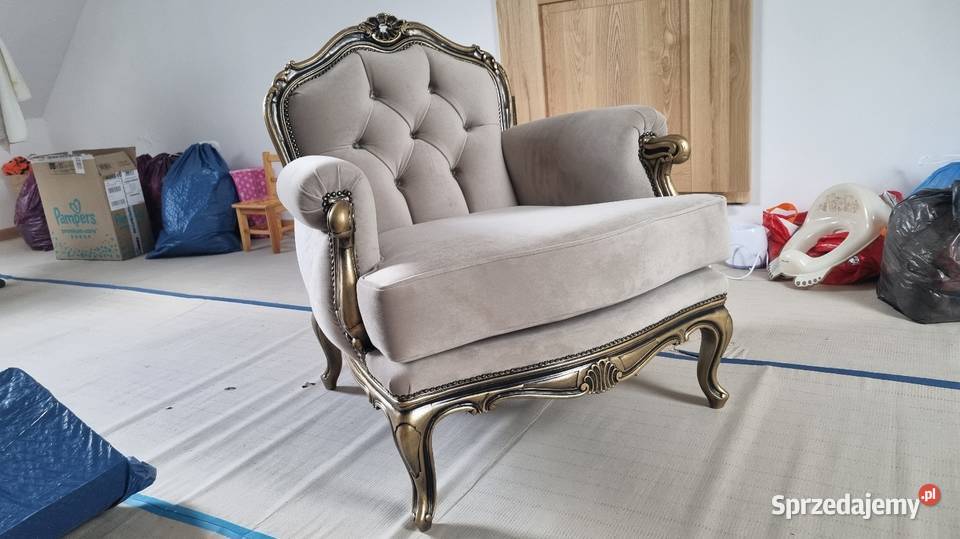 Komplet wypoczynkowy Ludwik NOWY Sofa fotele Licheń Stary