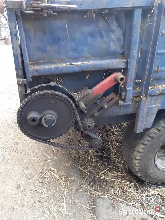 Rozrzutnik Obornika 1 osiowy założony szybki Wijewo
