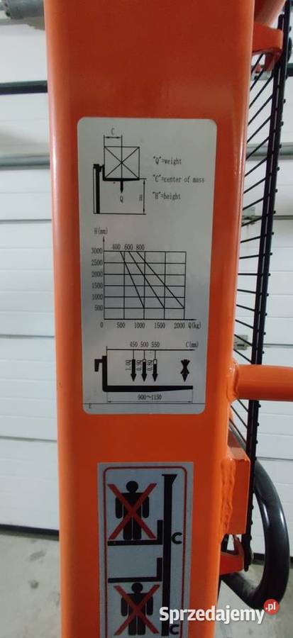 Wózek Masztowy 2T25 Nowy Wózki widłowe Żarnowiec
