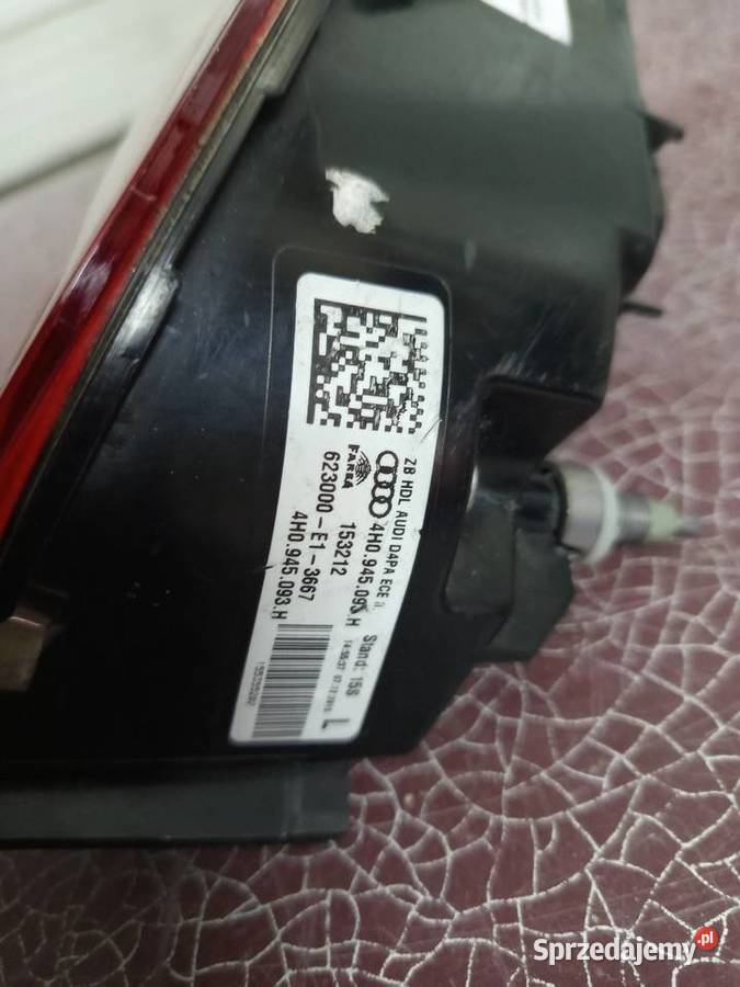 Lampa tylna Audi A8 D4 lift Bolesławiec