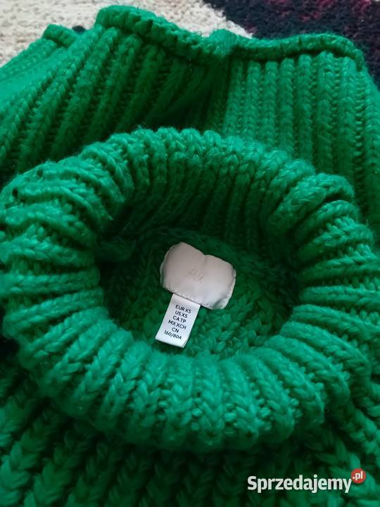 Gruby ciepły sweter z golfem mazowieckie Warszawa