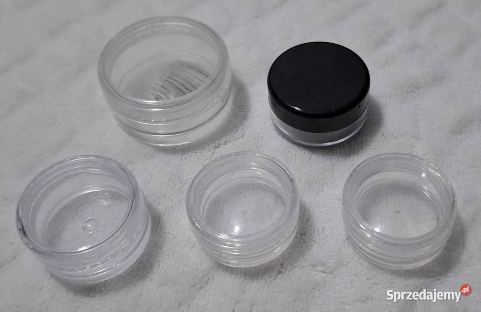 Pojemniki plastikowe zamykane zakręcane mix 5 Czeladź