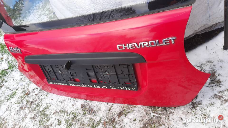 kompletna klapa Chevrolet Matiz lak 73L Dębno