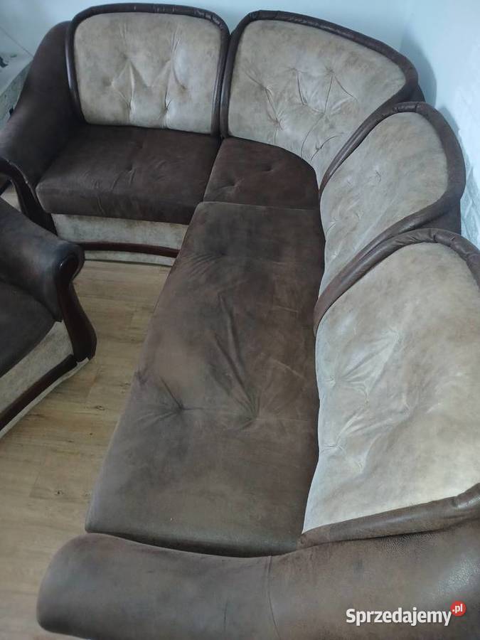 Sprzedam knapę narożną fotel używane Dom i Ogród Marzęcino