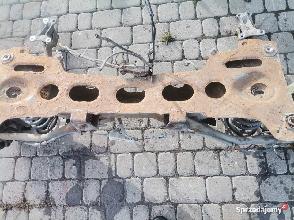 KOMPLETNE ZAWIESZENIE BELKA SANKI TYŁ PEUGEOT