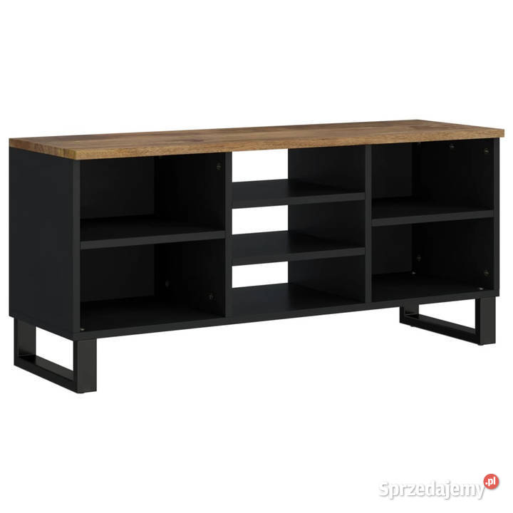 Szafka RTV 100x33x46 mango i materiał