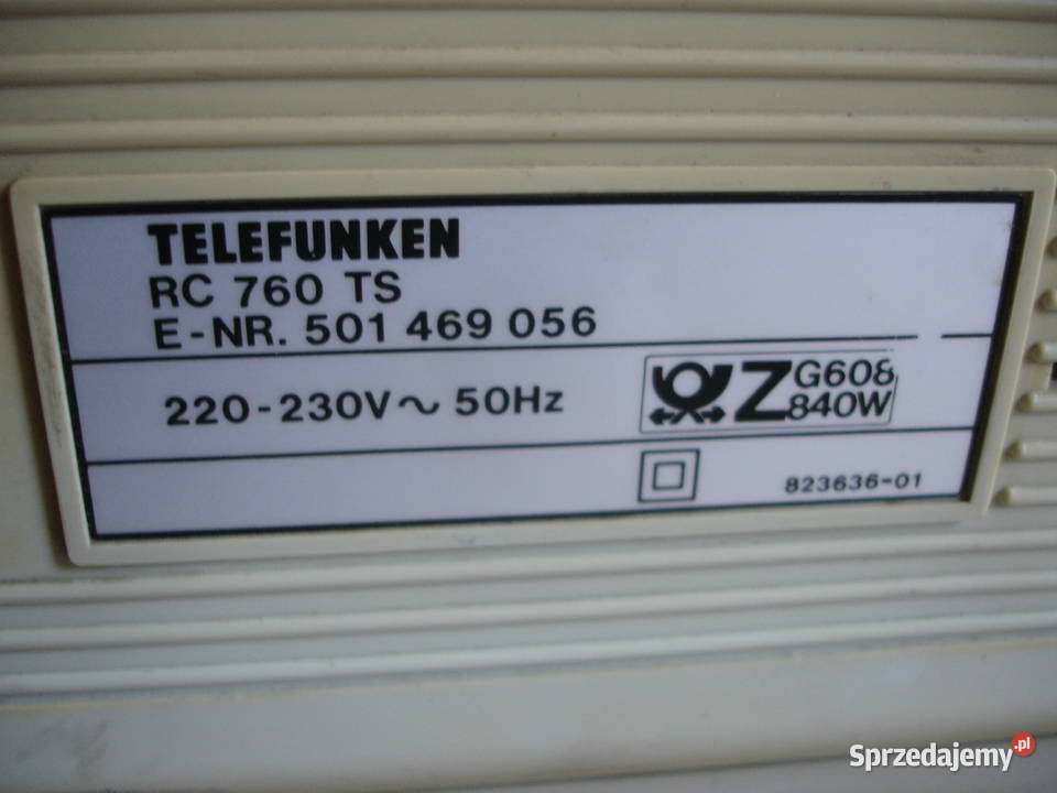 Radiomagnetofon TELEFUNKEN RC760TS Zielona Góra