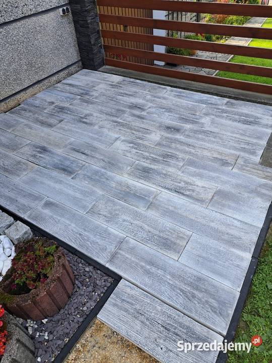 Deski tarasowe taras płyty drewnopodobne 75x25x4 Myślenice