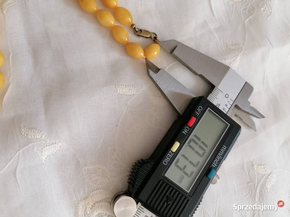 Naszyjnik Bursztyn oliwki pozłacane Białystok