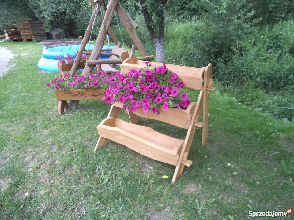 meble ogrodowe huśtawki kwietniki ogrodzenia 75cm Jelenia Góra sprzedam