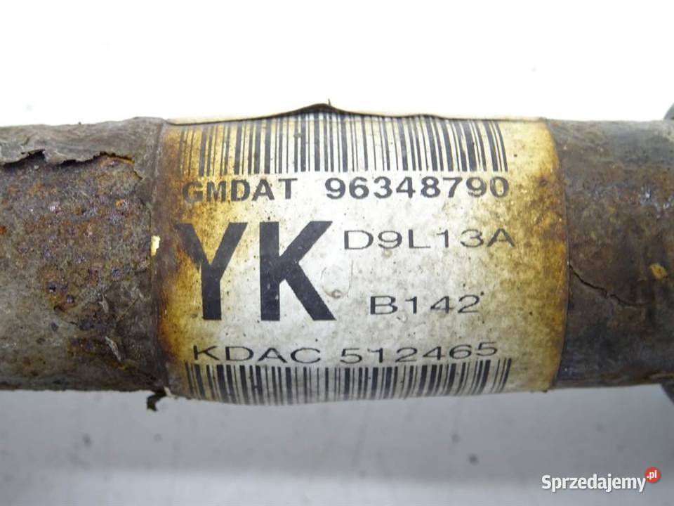 PÓŁOŚ LEWA CHEVROLET AVEO II 96348790 14 101