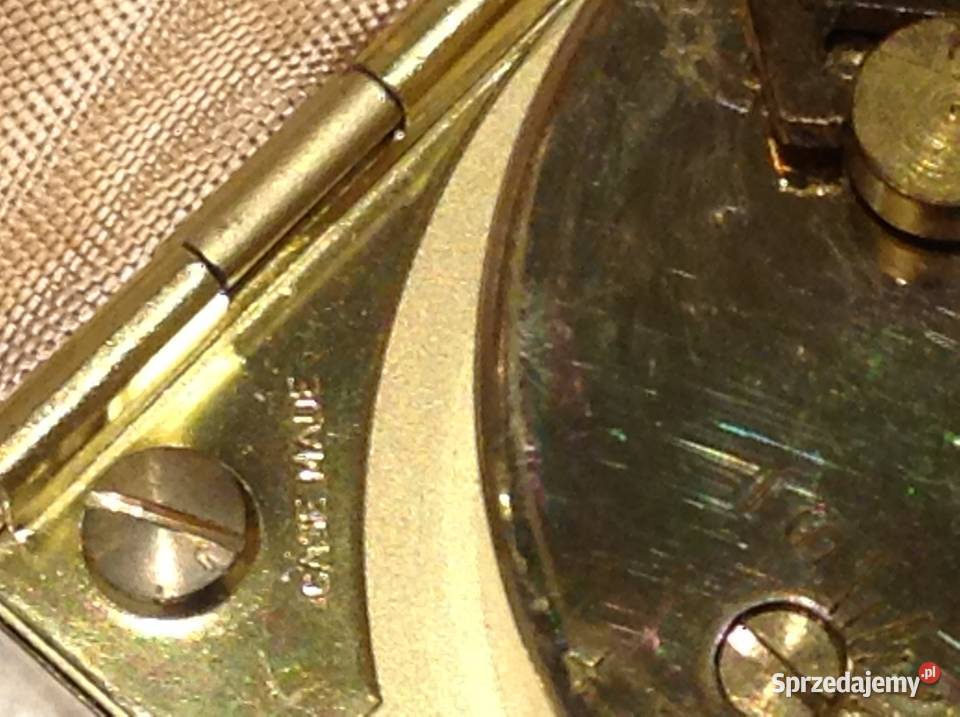 Stary Zegarek Budzik Turystyczny EUROPA 7Jewels czarny Nowa Sól sprzedam