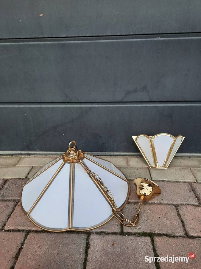 Lampa żyrandol kpl z kinkietem Jelenia Góra