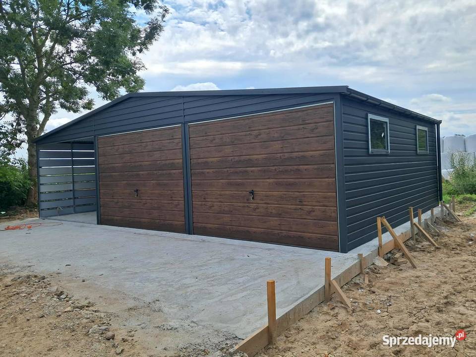 GARAŻ BLASZANY WIATA 6x6 3x6 Radom sprzedam