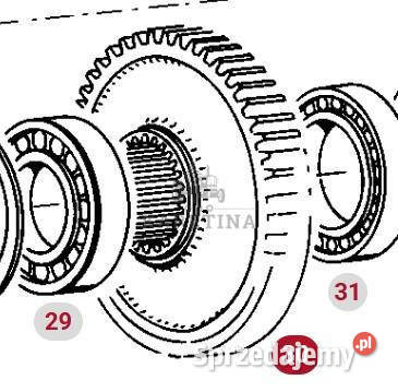 Fendt Favorit 514 Cylinder CZĘŚCI 514100320100 Części i osprzęt rolniczy Jastrzębniki