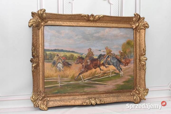 Wojciech Kossak Pogoń Bolszewikami Stary Duży