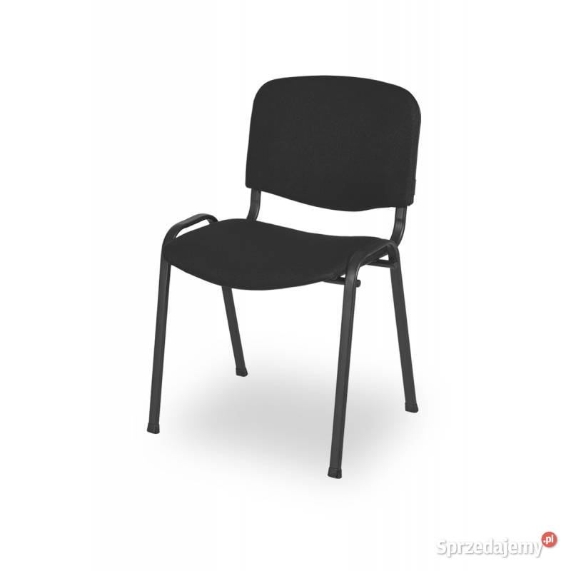 Krzesło krzesła konferencyjne biurowe ISO STANDARD czarne