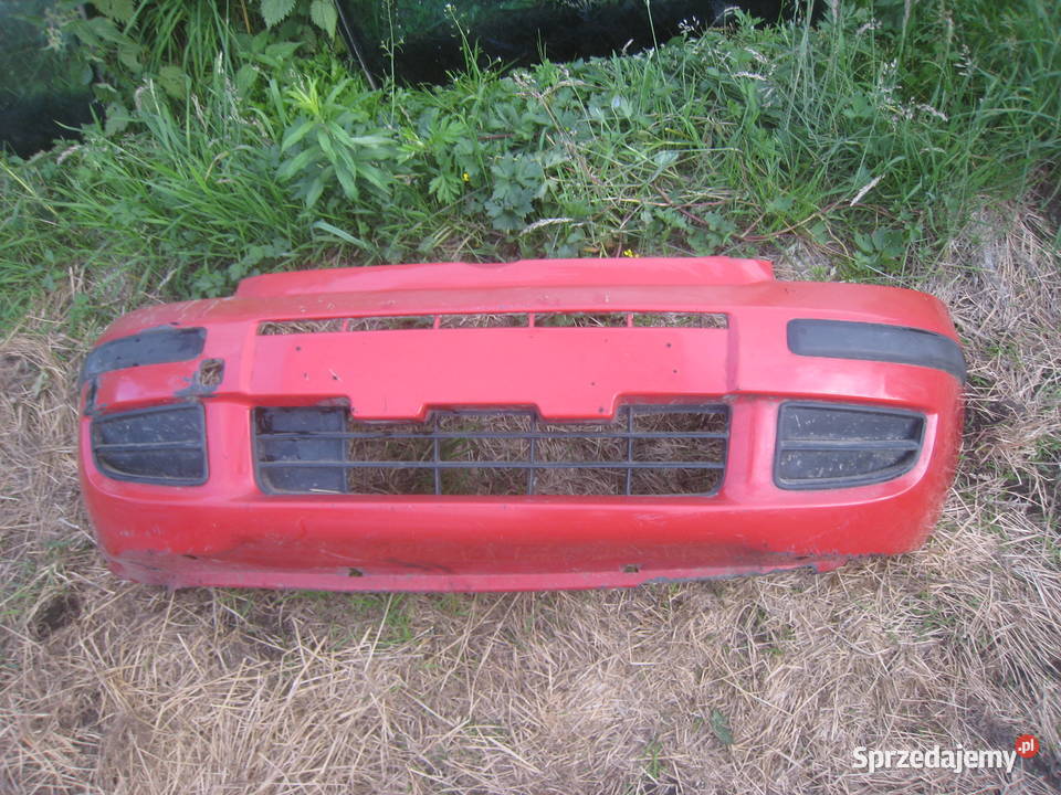 Zderzak przedni przód Fiat Panda II 03 czerwony osobowe