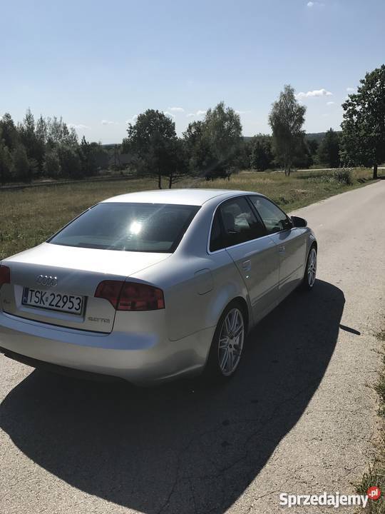 Audi A4 B7 sedan srebrny 6 biegów manual Skarżysko-Kamienna